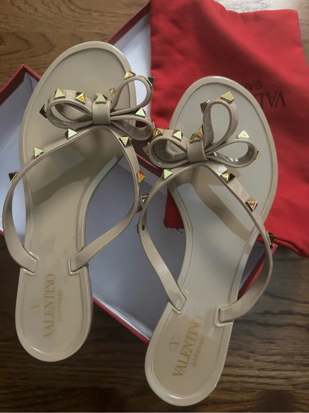 Valentino Garavani Women's Rockstud Rubber Slipper